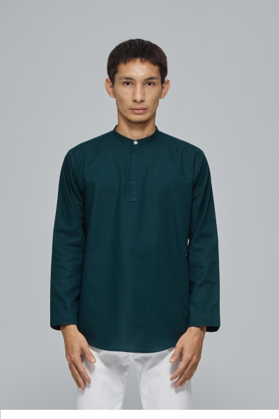 Kurta Long Sleeves Ramnaya, Emerald Green